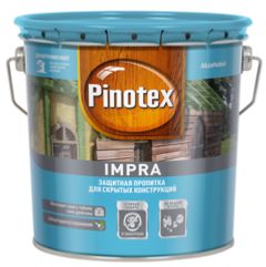 Защитная пропитка-антисептик для скрытых конструкций Pinotex Impra / Пинотекс Импра