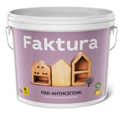Лак-антисептик интерьерный Faktura / Фактура шелковисто-матовый