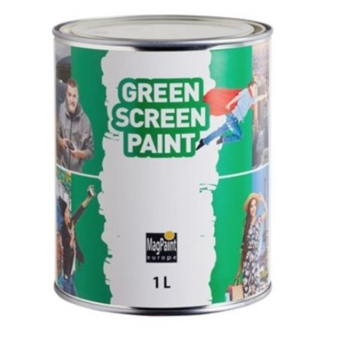 Краска для видеосъемок «зеленый экран» Greenscreen Paint / Гринскрин Пэйнт