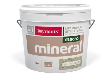 Штукатурка декоративная мраморная Bayramix Macro Mineral / Байрамикс Макро Минерал
