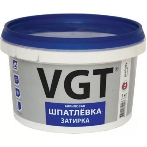 Шпатлевка-затирка акриловая водостойкая VGT / ВГТ