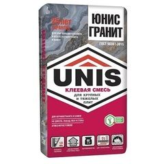Клей для крупных и тяжелых плит Unis Гранит / Юнис