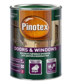 Пропитка для дверей и окон Pinotex Doors&Windows / Пинотекс Дорс&Виндоус
