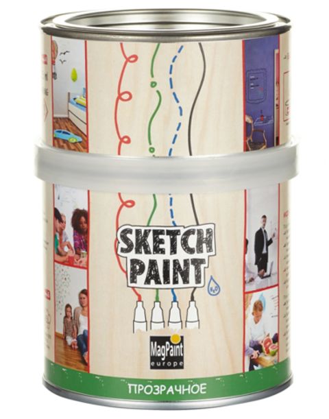 Маркерная краска прозрачная глянцевая Magpaint Sketchpaint / Магпейнт Скечпейнт