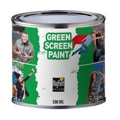 Краска для видеосъемок «зеленый экран» Greenscreen Paint / Гринскрин Пэйнт