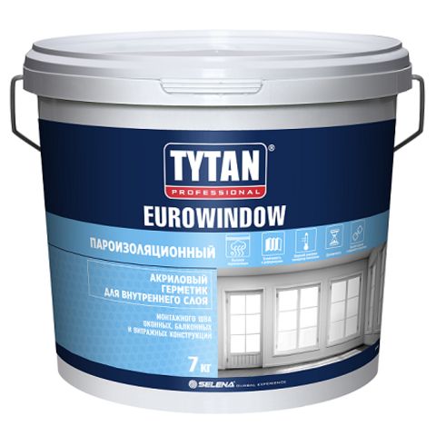 Герметик акриловый Tytan Professional Eurowindow Пароизоляционный / Титан