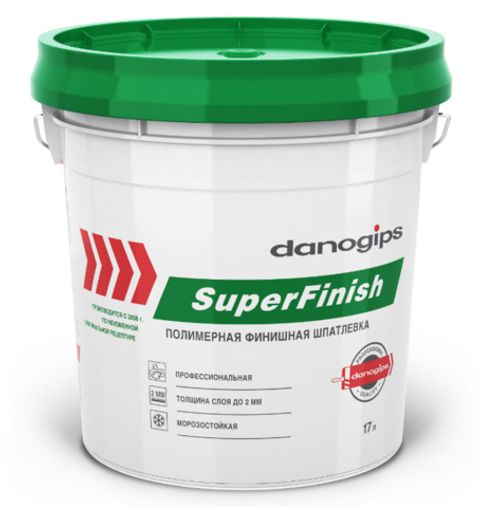 Шпатлевка финишная Danogips Super Finish / Даногипс Супер Финиш