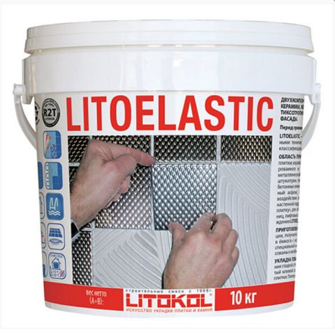 Клей для плитки двухкомпонентный Litokol Litoelastic / Литокол Литоэластик